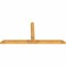 Ekena Millwork Portland Rough Sawn Timber Gable Bracket, Western Red Cedar, 108"W x 49"H x 4"D x 6"F, 11/12 Pitch GBW108X49X0406POR00RWR - alternate 2